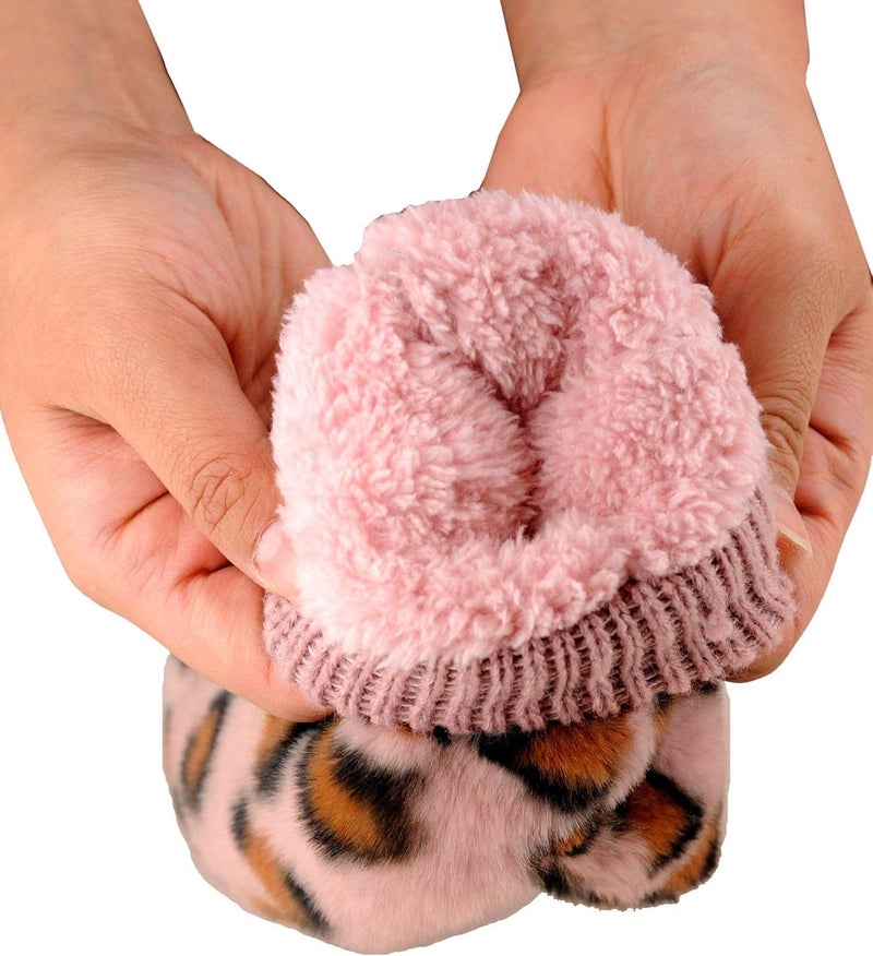 Cc Women's Faux Fur Wrist Length Fingerless Sherpa Lined Convertible Mittens Gloves - Image 3